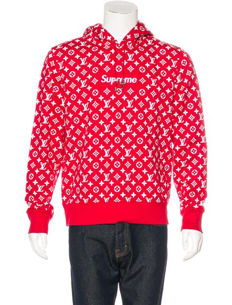 supreme x louis vuitton hoodie real|supreme Louis Vuitton pullover.